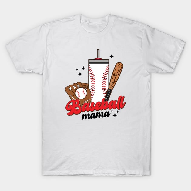 Baseball Mama T-Shirt by MasutaroOracle